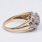 Vintage 14 Karat Gelbgold & Diamant Ring, 1950er 3