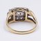 Vintage 14 Karat Gelbgold & Diamant Ring, 1950er 4