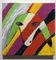 Menashe Kadishman, Orange Sheep, 1995, Acrylic on Canvas 4