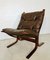 Vintage Norwegian Leather Seista Chair by Ingmar Relling, Image 1