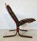 Vintage Norwegian Leather Seista Chair by Ingmar Relling 8