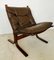 Vintage Norwegian Leather Seista Chair by Ingmar Relling 9