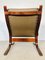 Vintage Norwegian Leather Seista Chair by Ingmar Relling 7