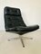 Vintage Danish Black Leather Lounge Chair, 1960s 6
