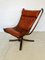 Vintage Leather Falcon Highback Chair by Sigurd Resell 7