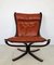 Vintage Leather Falcon Highback Chair by Sigurd Resell 1