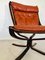 Vintage Leather Falcon Highback Chair by Sigurd Resell 6