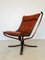 Vintage Leather Falcon Highback Chair by Sigurd Resell 2