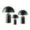 Atoll Small Metal Satin Bronze Table Lamp by Vico Magistretti for Oluce 2