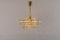 Brass and Crystal Glass Chandelier by Kinkeldey, Germany, 1970s 7