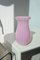 Vintage Large Pink Ribbed Murano Glass Vase 4