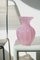 Vintage Pink Murano Glass Vase 1