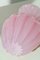 Jarrón vintage de cristal de Murano rosa, Imagen 5