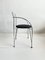 French Postmodern Minimalist Lune Dargent Dining Chair by Pascal Mourgue, 1980s 6