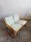 Skandinavisches Vintage 2-Sitzer Sofa aus Bambus, 1970er 18