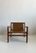 Mid-Century Modern Wooden Armchair With Faux Leather Seating from Stol Kamnik, 1970s, Image 2