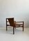 Mid-Century Modern Wooden Armchair With Faux Leather Seating from Stol Kamnik, 1970s 8