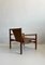 Mid-Century Modern Wooden Armchair With Faux Leather Seating from Stol Kamnik, 1970s, Image 8