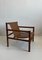 Mid-Century Modern Wooden Armchair With Faux Leather Seating from Stol Kamnik, 1970s 5