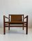 Mid-Century Modern Wooden Armchair With Faux Leather Seating from Stol Kamnik, 1970s 14