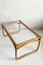 Mesa de centro escandinava Mid-Century vintage de bambú con tablero de vidrio, años 70, Imagen 13