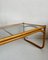 Vintage Mid-Century Scandinavian Bamboo Coffee Table With Glass Top, 1970s, Image 7