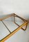 Vintage Mid-Century Scandinavian Bamboo Coffee Table With Glass Top, 1970s, Image 6