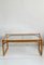 Vintage Mid-Century Scandinavian Bamboo Coffee Table With Glass Top, 1970s, Image 2