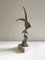 Mid-Century Statue of Seagull in Cast Aluminum & Marble, 1960s, Image 3