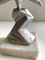 Mid-Century Statue of Seagull in Cast Aluminum & Marble, 1960s 2