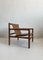 Mid-Century Modern Wooden Armchair With Faux Leather Seating from Stol Kamnik, 1970s 6