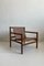 Mid-Century Modern Wooden Armchair With Faux Leather Seating from Stol Kamnik, 1970s 4