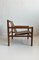 Mid-Century Modern Wooden Armchair With Faux Leather Seating from Stol Kamnik, 1970s 7