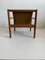 Butaca Mid-Century moderna de madera con asientos de cuero sintético de Stol Kamnik, años 70, Imagen 10