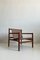 Mid-Century Modern Wooden Armchair With Faux Leather Seating from Stol Kamnik, 1970s, Image 5