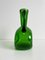 Large Mid-Century Scandinavian Emerald Green Blown Glass Vase, 1960s / 70s 5