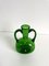 Large Mid-Century Scandinavian Emerald Green Blown Glass Vase, 1960s / 70s, Image 9