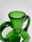 Large Mid-Century Scandinavian Emerald Green Blown Glass Vase, 1960s / 70s, Image 11