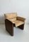 Safari Suede & Leather Dinner Chair by Carlo Bartoli for Rossi of Albizzate, Image 6