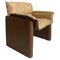 Safari Suede & Leather Dinner Chair by Carlo Bartoli for Rossi of Albizzate 1