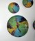 Large Mid-Century Abstract Studio Ceramic Art Platter With Plates, Set of 7 10