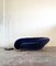 Postmodernes blaues Samt Sofa in geschwungener asymmetrischer Form 12