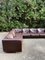 Dark Brown Leather Modular Sofa by Tito Agnoli for Arflex, Italy, 1970, Set of 8 12