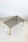 Italian Modernist Brass & Smoked Glass Coffee Table, 1960s / 70s 5