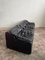 Scandinavian Modern Black Faux Leather Modular Sofa from Beka, 1970s, Set of 3 15
