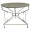 French Wrought Iron Garden Patio Coffee Table, 1950s 1