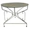 French Wrought Iron Garden Patio Coffee Table, 1950s, Image 1
