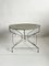 French Wrought Iron Garden Patio Coffee Table, 1950s 2