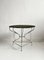 French Wrought Iron Garden Patio Coffee Table, 1950s 10