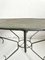 French Wrought Iron Garden Patio Coffee Table, 1950s, Image 5